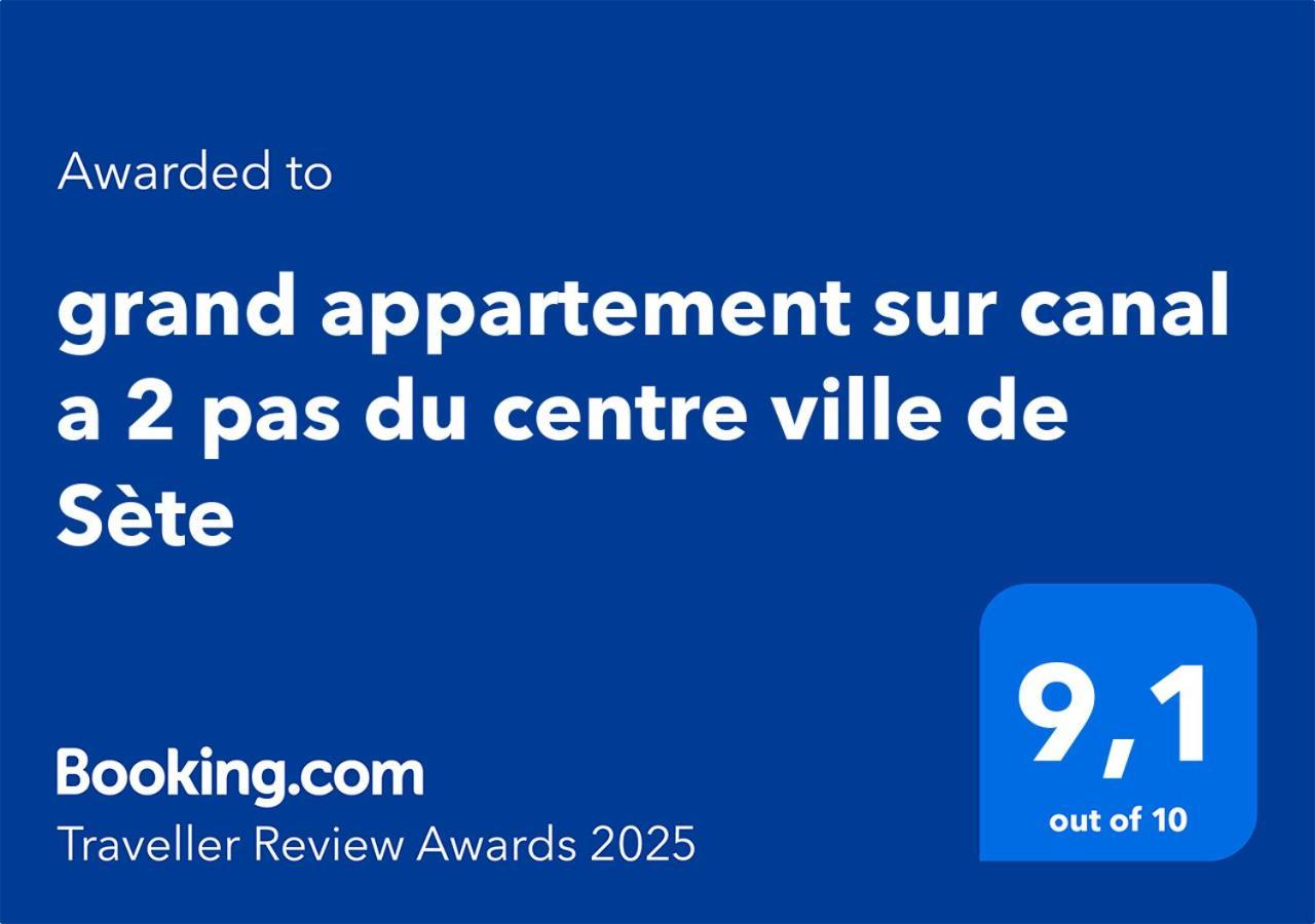 Grand Appartement Sur Canal A 2 Pas Du Centre Ville De Sète Zewnętrze zdjęcie